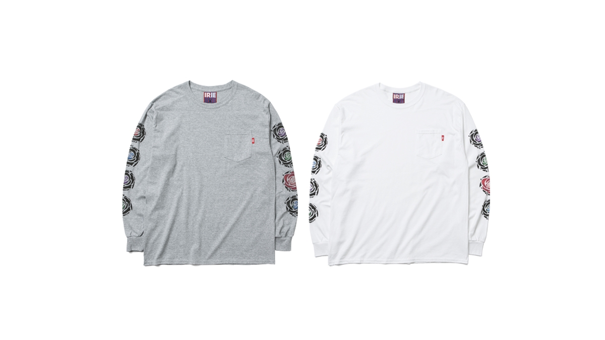 023 THE BEST PIECE L S TEE (WHITE GRAY) ¥6,500