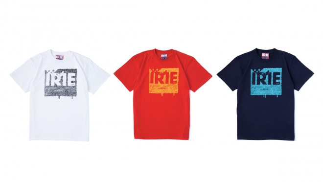 010 ×KIRARIN BLOCK LOGO TEE (WHITE:RED:NAVY) ¥4,000