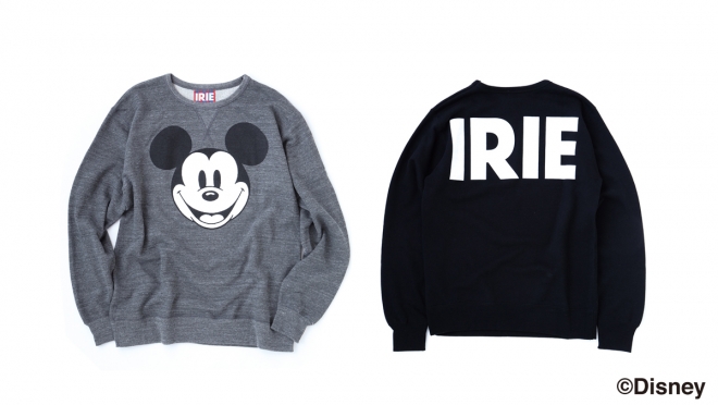 044 SWEAT CREW (DISNEY:GRAY BLACK OATMEAL) ¥8,500