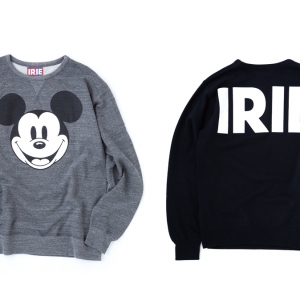 044 SWEAT CREW (DISNEY:GRAY BLACK OATMEAL) ¥8,500