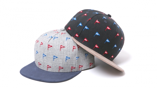 026 ×7UNION IRIE FLAG SNAP BACK CAP ( GRAY NAVY ) ¥7,000