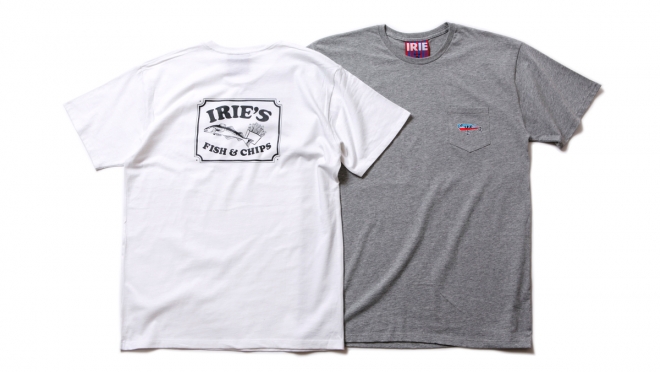 061 FISH&CHIPS TEE ( WHITE GRAY ) ¥4,500