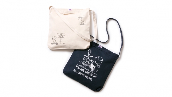 067 PEANUTS TOTE BAG ( NATURAL NAVY ) ¥4,500