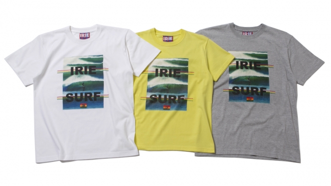 005 IRIE SURF TEE ( WHITE YELLOW GRAY ) ¥4,500 