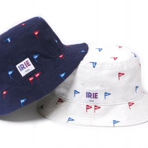 079 ×7UNION IRIE FLAG BUCKET HAT ( WHITE NAVY ) ¥7,000