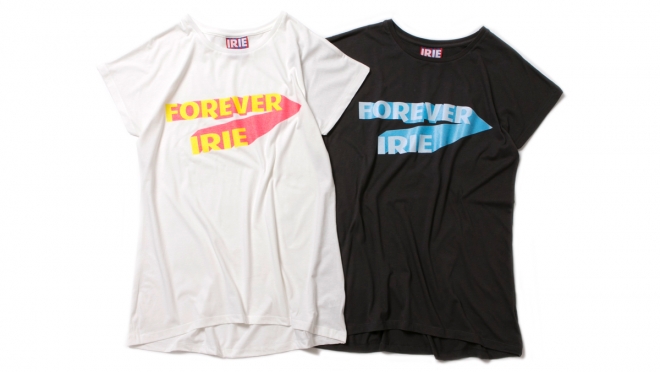 048 FOREVER IRIE TEE OP ( WHITE BLACK ) ¥5,000 