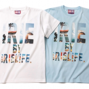 021 IRIE RESORT PHOTOGRAPH TEE ( WHITE Lt.BLUE ) ¥4,500