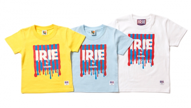K004 DRIP TAG LOGO TEE ( YELLOW Lt.BLUE ) ¥2,500