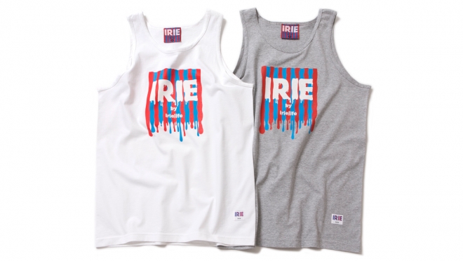 030 IRIE DRIP LOGO TANK TOP ( WHITE GRAY )¥4,800