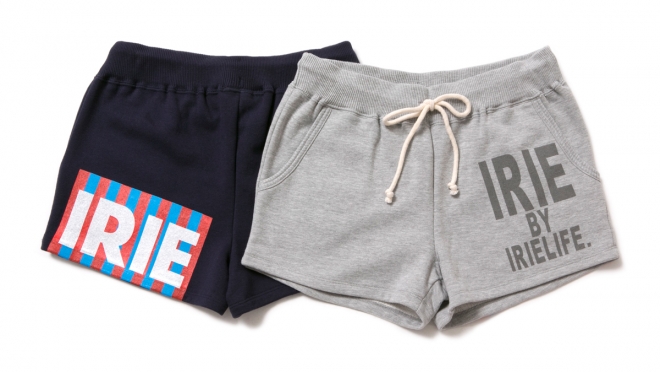 050 IRIE SWEAT GIRLS SHORTS ( GRAY NAVY ) ¥5,800