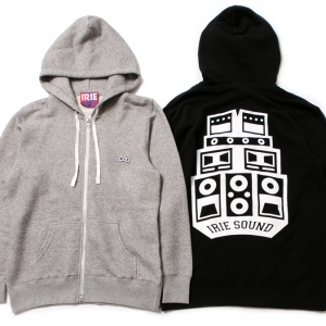 041 IRIE SOUND ZIP UP HOODIE ( GRAY BLACK ) ¥12,000 