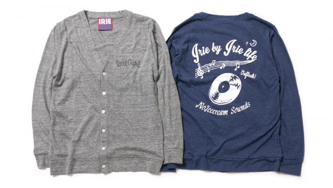 052 IRIE LIGHT CARDIGAN ( GRAY NAVY ) ¥6,800psd