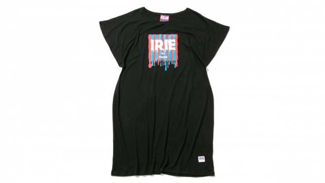 051 IRIE DRIP LOGO LOOSE TEE OP ( BLACK ) ¥5,800