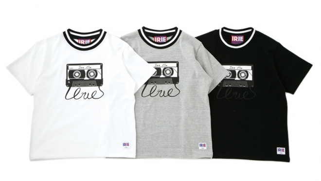 065 IRIE MIX GIRLS TEE ( WHITE GRAY BLACK ) ¥4,500