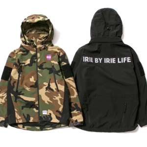 029 IRIE SOFT SHELL JACKET ( CAMO BLACK ) ¥25,000