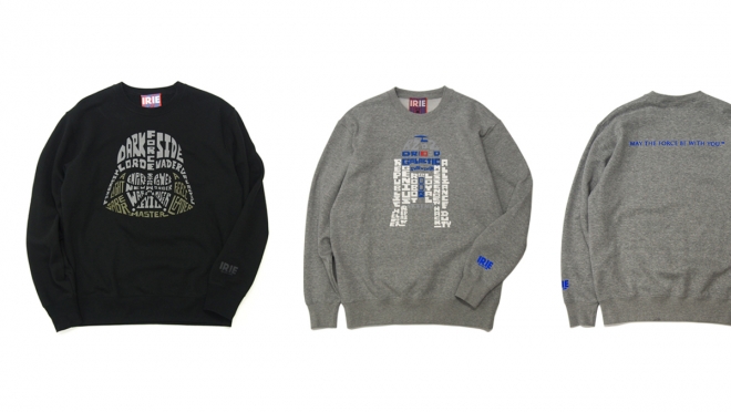 057 STAR WARS SWEAT CREW ( BLACK GRAY ) ¥9,500