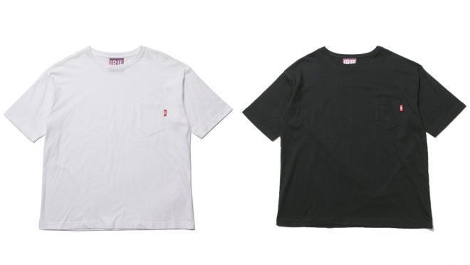 010 IRIE POCKET BIG TEE (WHITE BLACK GRAY NAVY) ¥4,800