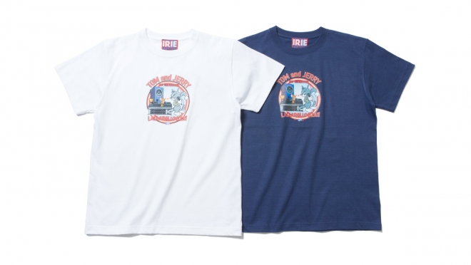 007 ×TOM & JERRY T-SHIRT (WHITE NAVY) ¥5,000