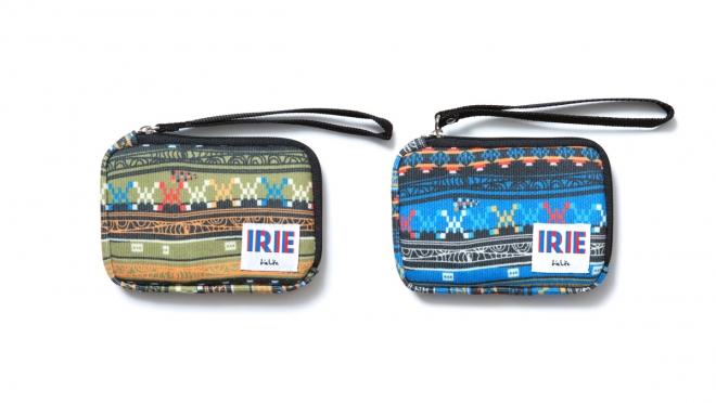 036 IRIE TRIBE MINI POWCH (KHAKI BLUE) ¥2,600