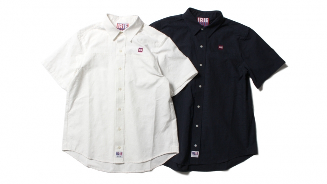 038 IRIE PAISLEY JAQUARD SHIRT (WHITE NAVY) ¥14,000