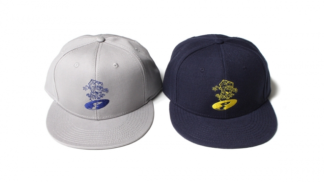 037 ×SPONGE BOB RECORD CAP (GRAY NAVY) ¥6,500