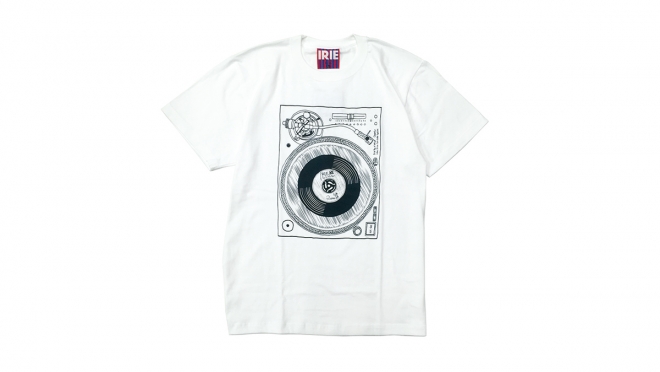 TURNTABLE TEE (WHITE) ¥4,000