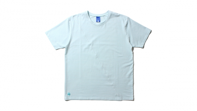 023 GIMMIK BORDER TEE (LtBLUE) ¥7,500