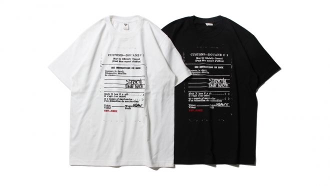 056 VJ CUSTOMS TEE (WHITE BLACK) ¥5,000