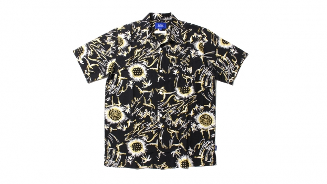 034 ALOHA SHIRT (BLACK) ¥18,500