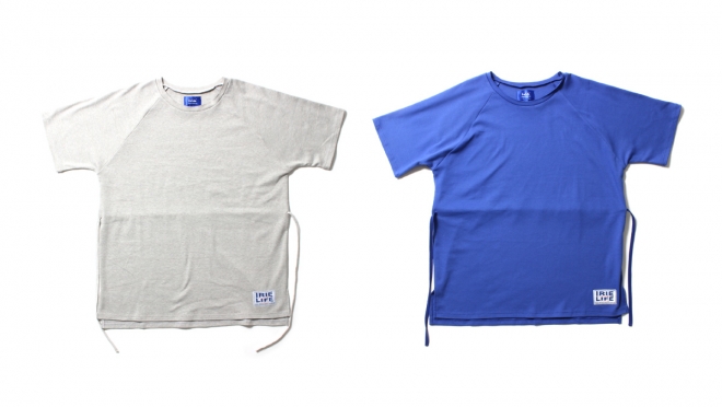 028 BIG CUT OFF CREW (GRAY BLUE) ¥12,000