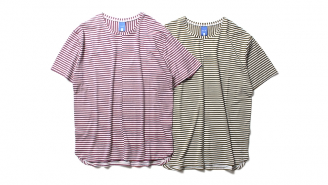 031 SANDWICHES BORDER TEE (ORANGE OLIVE) ¥7,500