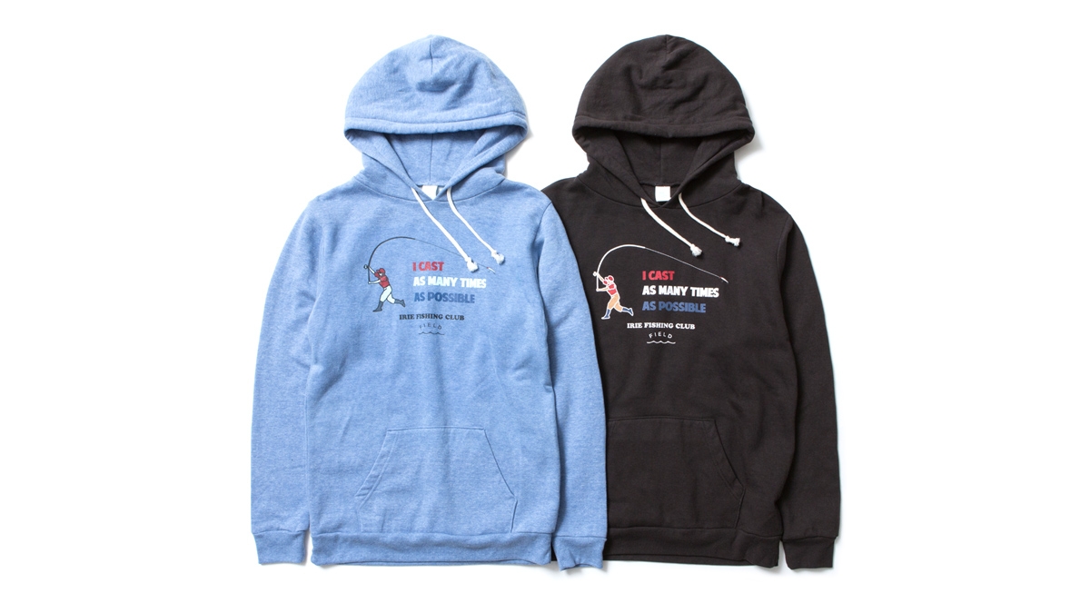 057 CASTING PULL OVER HOODIE (BLUE BLACK) ¥9,000