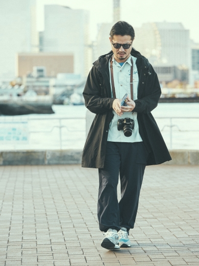TRIPPING COAT / THE MOST HIGH SHIRT / TRIPPING CARGO PANTS / SANDWICH SHADE / ONE DAY TRIP BACK PACK